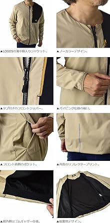 OAMC ロゴ　ナイロンジャケット　ノーカラー　ブルゾン OAMC ロゴ ナイロンジャケット ノーカラー ブルゾン